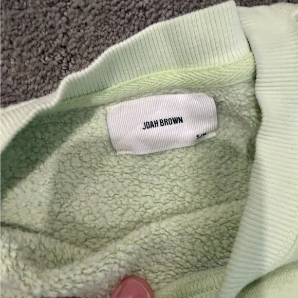 Joah Brown Light green Sweatshirt - Picture 3 of 4